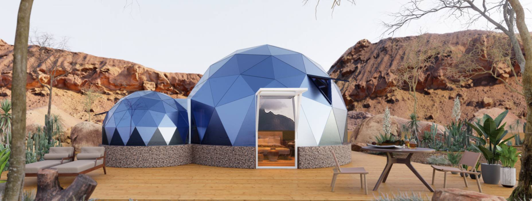 博野县球形智能光伏玻璃星空房